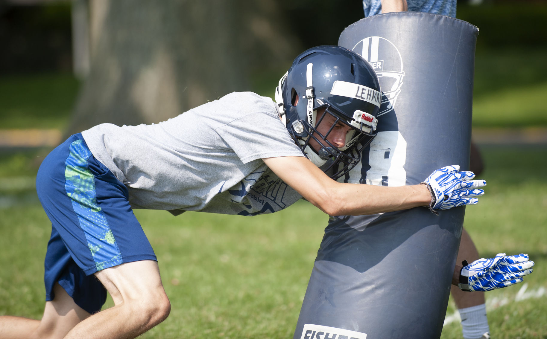 O'Fallon High School football practice